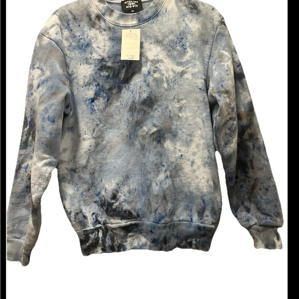 NWT Riverside Tool & Dye Womens  Crewneck Sweatshirt Sz XS $189